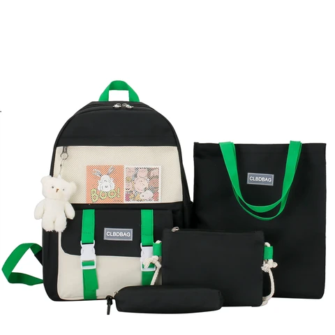 Set Sac à Dos 4 en 1 – Stylé, organisé et confortable Dès le Premier Jour