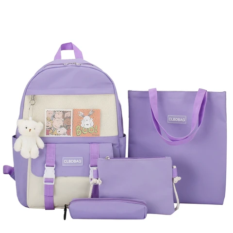 Set Sac à Dos 4 en 1 – Stylé, organisé et confortable Dès le Premier Jour