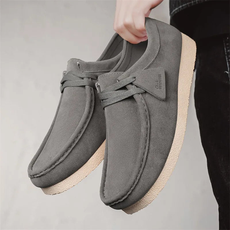 Chaussures Escargot en Cuir Givré - Le Confort Ultime