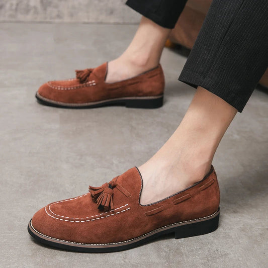 Véritable loafer en cuir  pour homme — Pour les exigences d’un style royalement affirmé