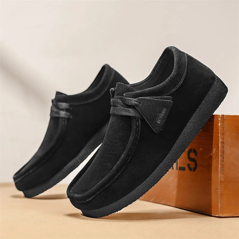 Chaussures Escargot en Cuir Givré - Le Confort Ultime