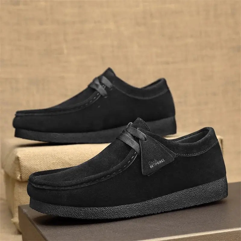 Chaussures Escargot en Cuir Givré - Le Confort Ultime