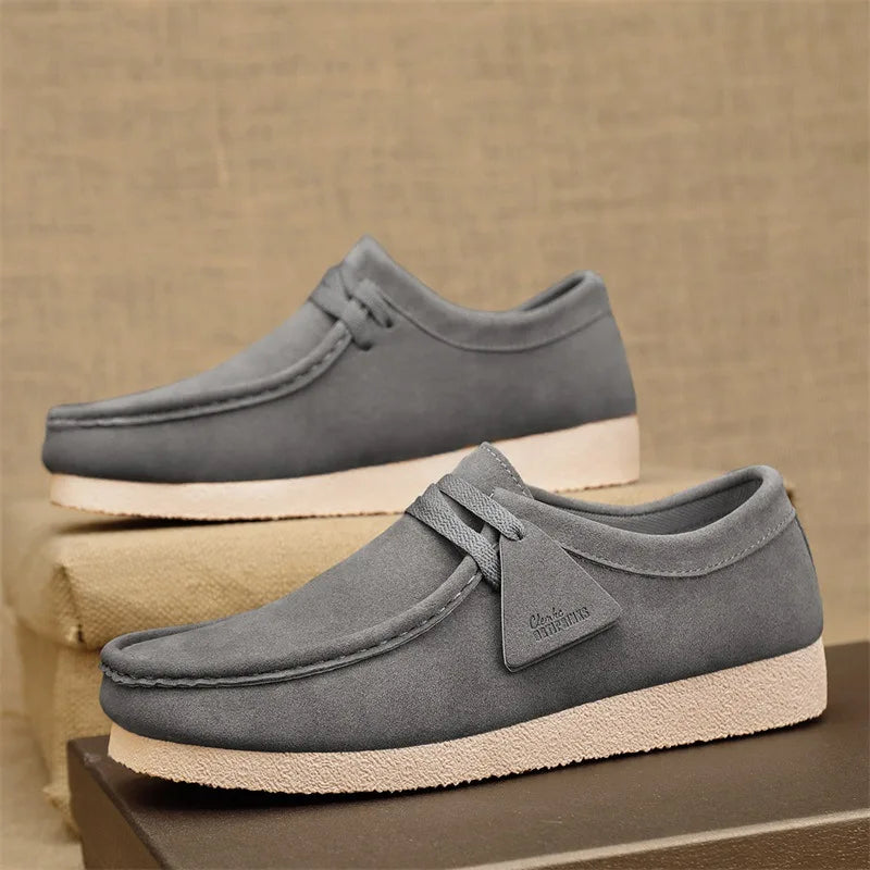Chaussures Escargot en Cuir Givré - Le Confort Ultime