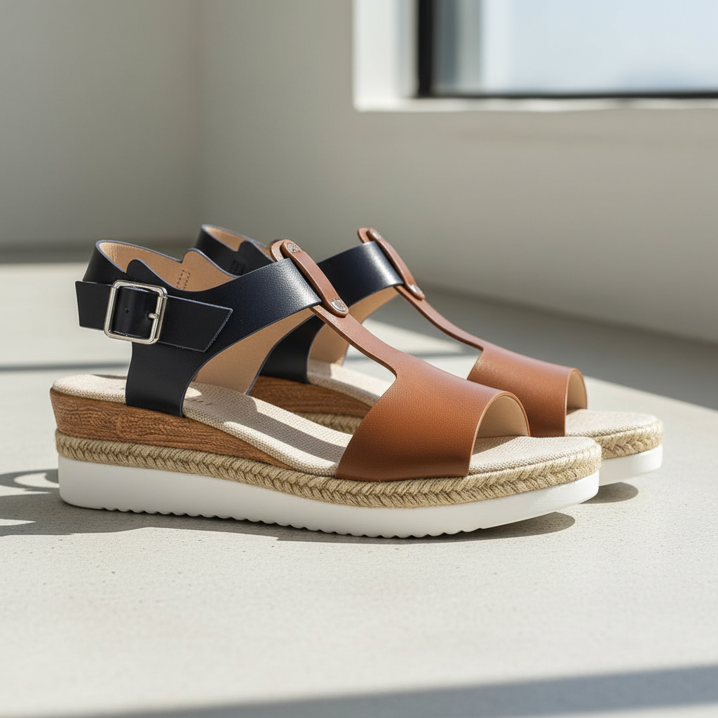 Sandales Premium en cuir véritable - Elégance, confort et caractère